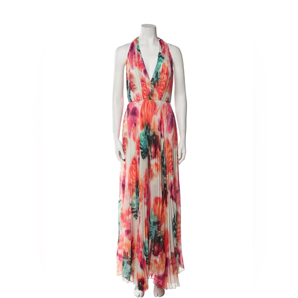 Alice Olivia printed long dress xs